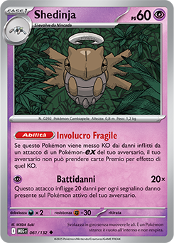 Shedinja 061/188 Reverse NM (ITA)