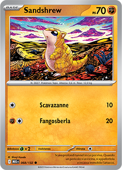 Sandshrew 068/188 NM (ITA)