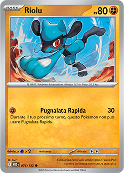 Riolu 076/188 Reverse NM (ITA)