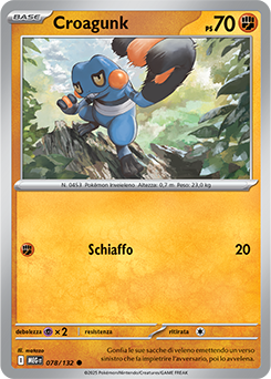 Croagunk 078/188 Reverse NM (ITA)