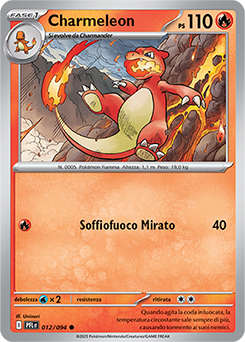 Charmeleon 012/130 Reverse NM (ITA)
