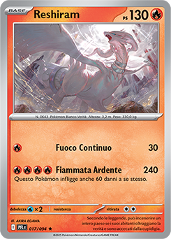 Reshiram 017/130 NM (ITA)
