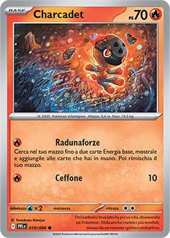 Charcadet 019/130 Reverse NM (ITA)