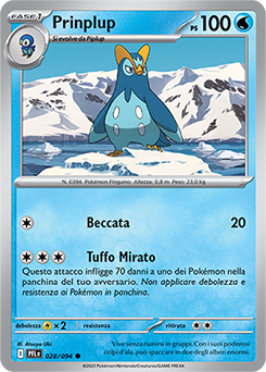 Prinplup 028/130 Reverse NM (ITA)