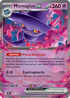 Mismagius-ex 036/130 Reverse NM (ITA)
