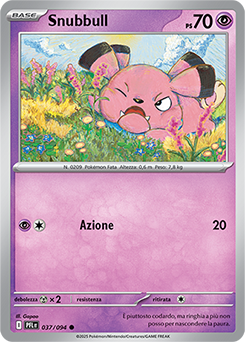 Snubbull 037/130 Reverse NM (ITA)