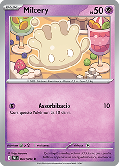 Milcery 043/130 Reverse NM (ITA)