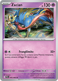 Zacian 045/130 Reverse NM (ITA)