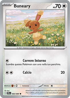 Buneary 083/130 Reverse NM (ITA)