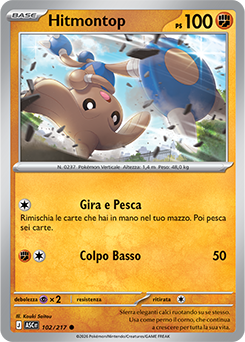 Hitmontop 102/295 NM (ITA)