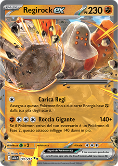 Regirock-ex 107/295 NM (ITA)