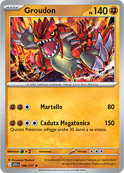 Groudon 108/295 NM (ITA)