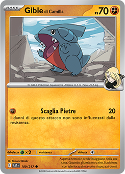 Gible di Camilla 109/295 Reverse Energy Pattern NM (ITA)