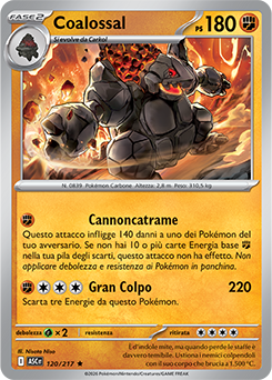 Coalossal 120/295 Reverse Energy Pattern NM (ITA)