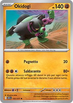 Okidogi 122/295 Reverse Energy Pattern NM (ITA)