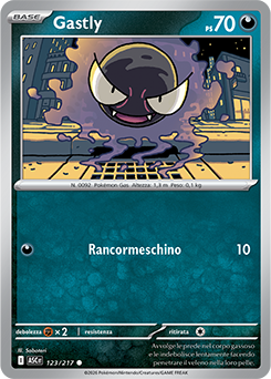 Gastly 123/295 Reverse Energy Pattern NM (ITA)