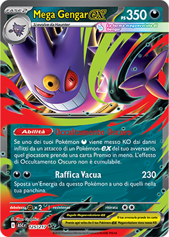 Mega Gengar-ex 125/295 NM (ITA)