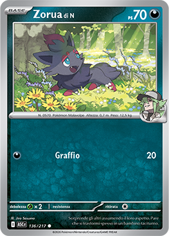 Zorua di N 136/295 NM (ITA)