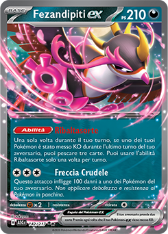 Fezandipiti-ex 142/295 Reverse Energy Pattern NM (ITA)