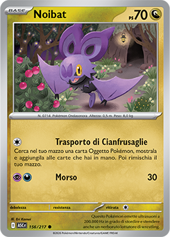 Noibat 156/295 Reverse Ball Pattern NM (ITA)