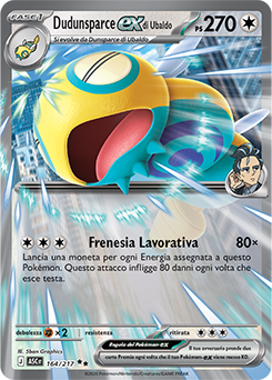 Dudunsparce-ex di Ubaldo 164/295 NM (ITA)