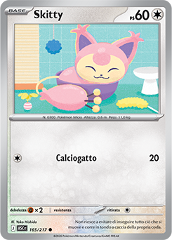 Skitty 165/295 Reverse Energy Pattern NM (ITA)
