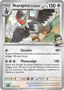 Staraptor di Ubaldo 170/295 Reverse Energy Pattern NM (ITA)
