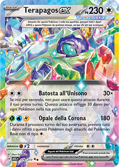 Terapagos-ex 179/295 Reverse Energy Pattern NM (ITA)