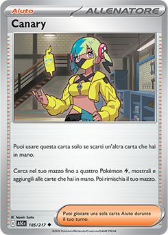 Canary 185/295 Reverse Ball Pattern NM (ITA)