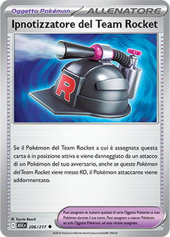 Ipnotizzatore del Team Rocket 206/295 Reverse Ball Pattern NM (ITA)
