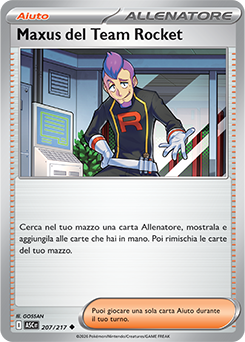 Maxus del Team Rocket 207/295 Reverse Energy Pattern NM (ITA)