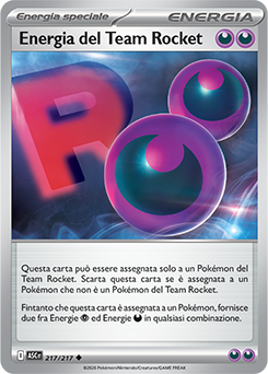 Energia del Team Rocket 217/295 Reverse Energy Pattern NM (ITA)