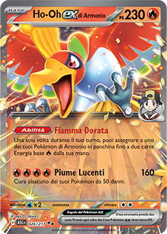 Ho-Oh-ex di Armonio 026/295 Reverse Energy Pattern NM (ITA)
