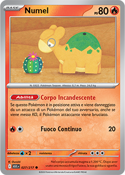 Numel 027/295 Reverse Ball Pattern NM (ITA)