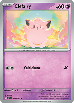 Clefairy 074/295 Reverse Energy Pattern NM (ITA)