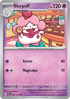 Slurpuff 094/295 Reverse Energy Pattern NM (ITA)
