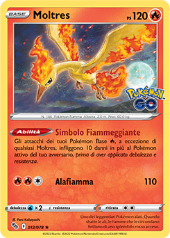 Moltres 012/78 Holo NM (ITA)