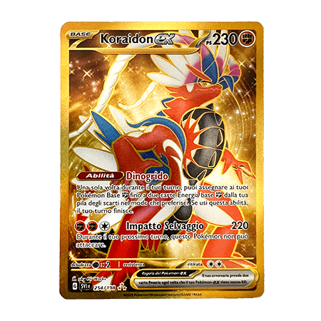 Koraidon EX Gold 254/198 (ITA)