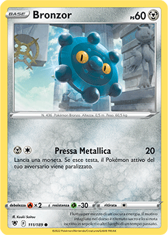 Bronzor 111/189 Reverse NM (ITA)