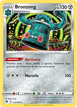 Bronzong 112/189 Reverse NM (ITA)