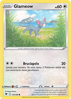Glameow 127/189 Reverse NM (ITA)