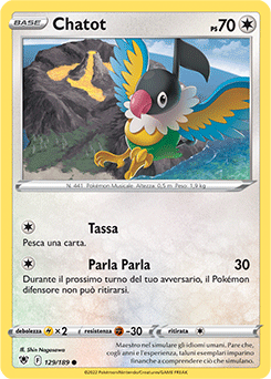 Chatot 129/189 Reverse NM (ITA)