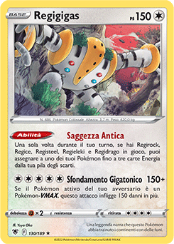 Regigigas 130/189 Holo NM (ITA)