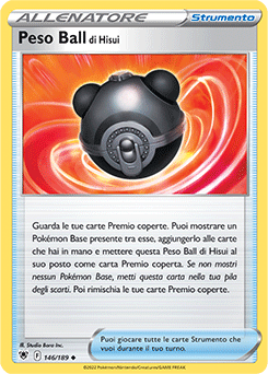 Peso Ball di Hisui 146/189 NM (ITA)