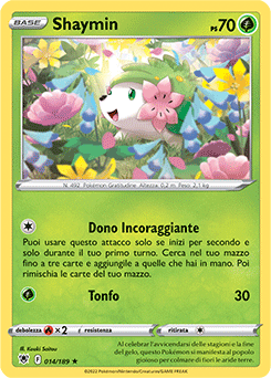Shaymin 014/189 Reverse NM (ITA)