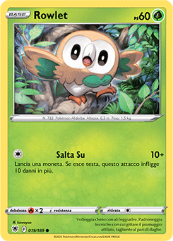 Rowlet 019/189 Reverse NM (ITA)
