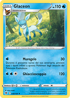 Glaceon 038/189 Reverse NM (ITA)