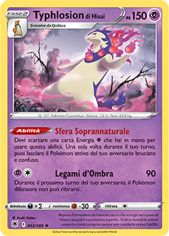 Typhlosion di Hisui 052/189 Holo NM (ITA)