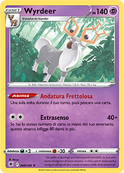 Wyrdeer 069/189 Holo NM (ITA)