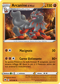 Arcanine di Hisui 071/189 NM (ITA)
